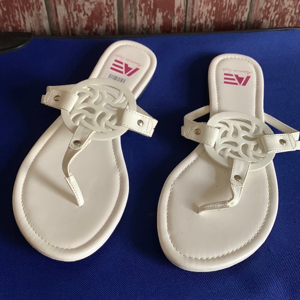 Brand new white sandals
